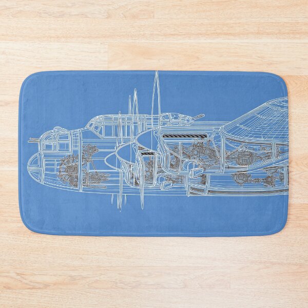 Item preview, Classic Lancaster Aircraft Engineering Drawing designed and sold by Skyframe Aviation.