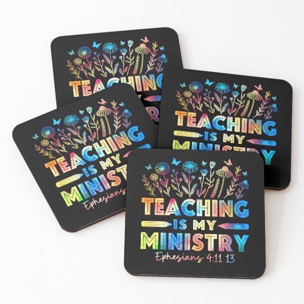 Item preview, Teaching is My Ministry Flower Tie Dye Teacher designed and sold by KarimSoCute.