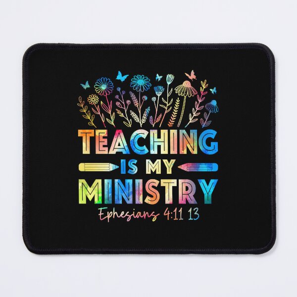 Item preview, Teaching is My Ministry Flower Tie Dye Teacher designed and sold by KarimSoCute.