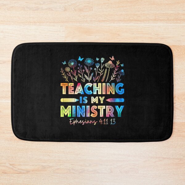 Item preview, Teaching is My Ministry Flower Tie Dye Teacher designed and sold by KarimSoCute.