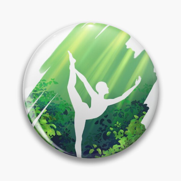 Item preview,  Natarajasana - Green designed and sold by AnimaeFlorentes.