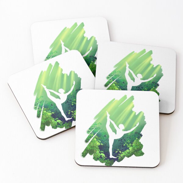 Item preview,  Natarajasana - Green designed and sold by AnimaeFlorentes.