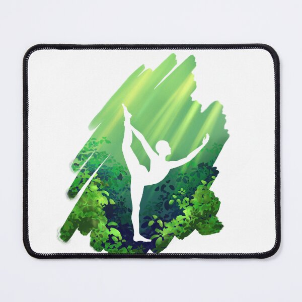 Item preview,  Natarajasana - Green designed and sold by AnimaeFlorentes.