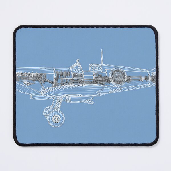 Item preview, The Spitfire Fighter Aircraft Design Layout designed and sold by Skyframe Aviation.