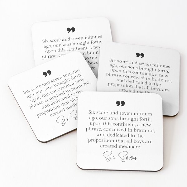 Item preview, Not Abe's Gettysburg Address designed and sold by Klub67.