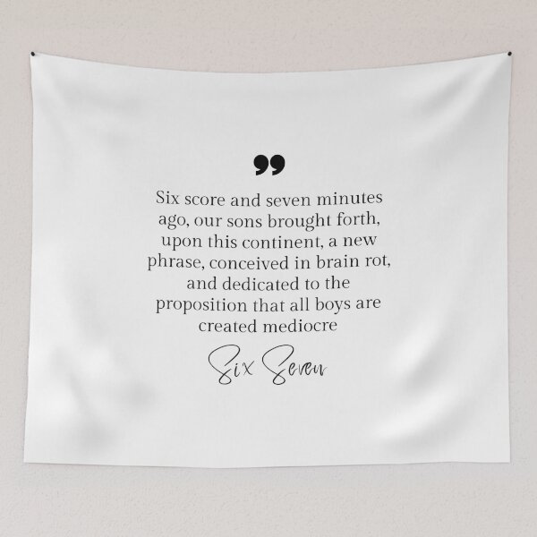 Item preview, Not Abe's Gettysburg Address designed and sold by Klub67.