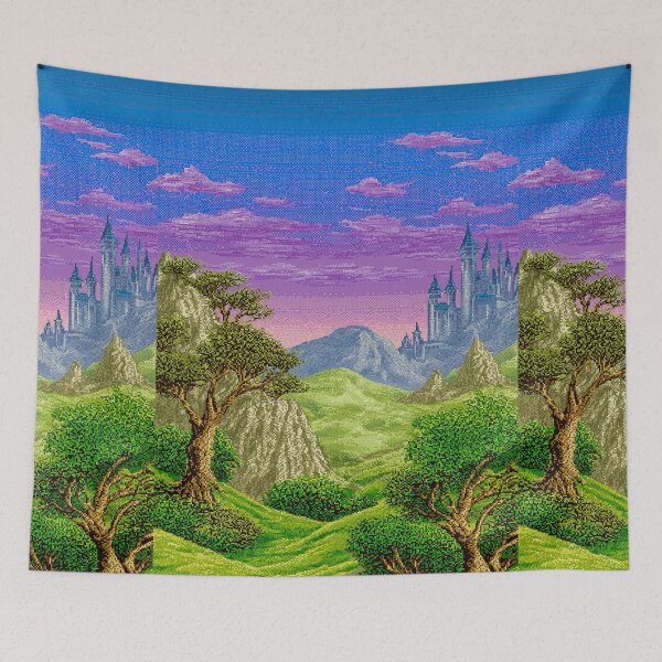 Item preview, Twilight Over the Enchanted Valley designed and sold by Piotrek0001.