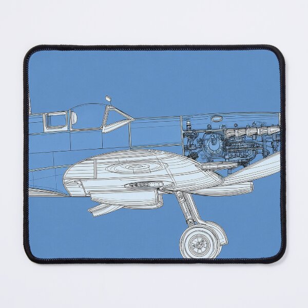 Item preview, Supermarine Spitfire Blueprint Art designed and sold by Skyframe Aviation.