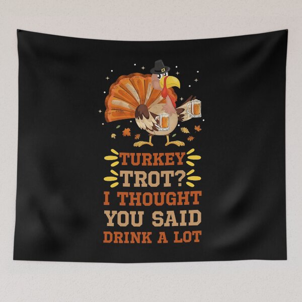 Item preview, Thanksgiving Turkey Trot Drinking Shirt Funny Beer designed and sold by LashondaGreen89.