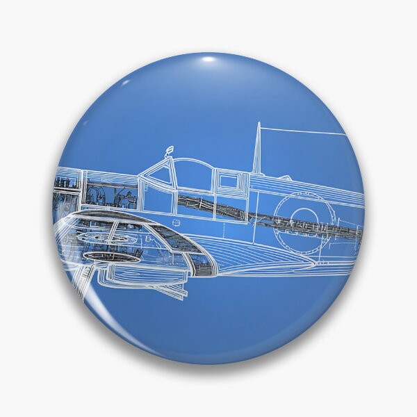 Item preview, British Supermarine Spitfire Blueprint Art designed and sold by Skyframe Aviation.