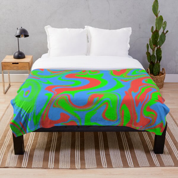 Item preview, Flujo de color – Patrón abstracto psicodélico designed and sold by pixelandpine.