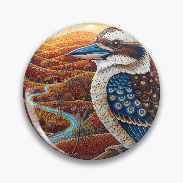 Item preview, Kookaburra on branch designed and sold by Pennello d'Oro.