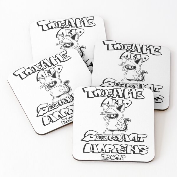 Item preview, BAD CAT SERIES – “TOUCH ME AND SEE WHAT HAPPENS.” designed and sold by collectionA.