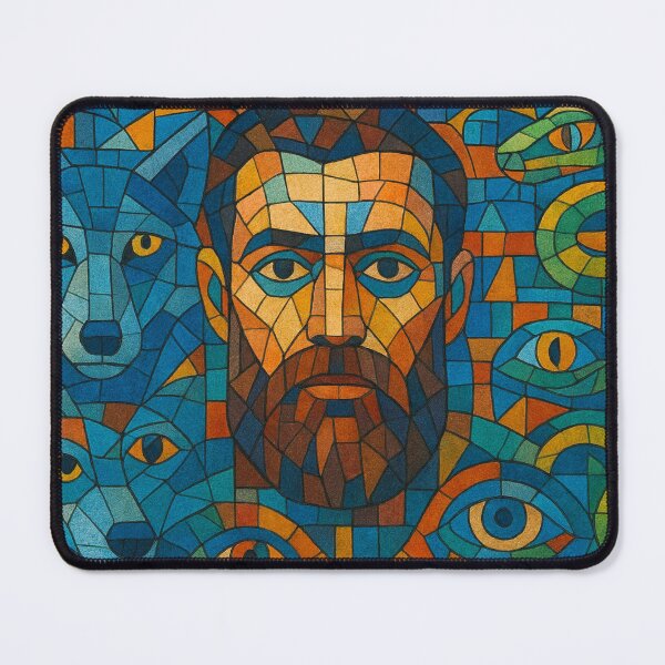 Item preview, Animal visions in the mosaic designed and sold by Sigtrix.