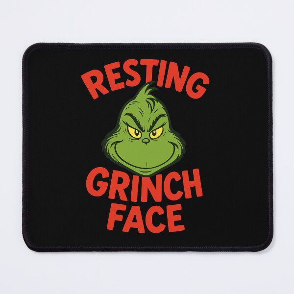 Item preview, Resting Grinch Face Funny Christmas designed and sold by Minimum-Rage.