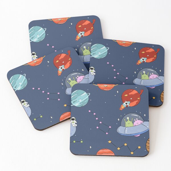Item preview, Cute Space Pattern – Kids Universe Illustration designed and sold by Craftystay.
