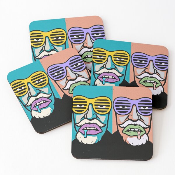 Item preview, Pop Art Portrait Duo designed and sold by IleniArt.