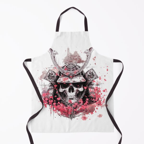 Item preview, Samurai Skull Warrior 04 — Blood and Blossom designed and sold by MuKuRo-SPIRIT.