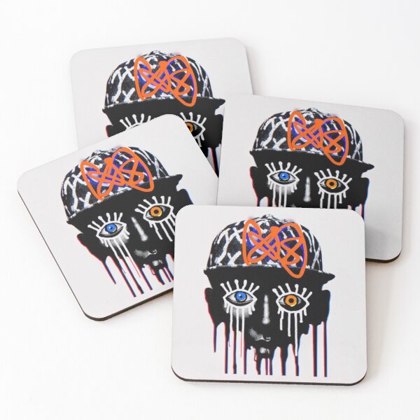 Item preview, GraffitX Chaos Oracle – Abstract Street Surreal Portrait Art designed and sold by Blackcanvas444.