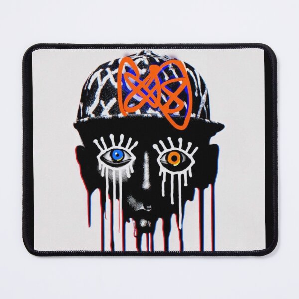 Item preview, GraffitX Chaos Oracle – Abstract Street Surreal Portrait Art designed and sold by Blackcanvas444.