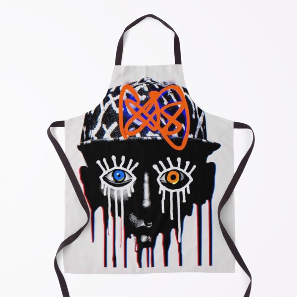 Item preview, GraffitX Chaos Oracle – Abstract Street Surreal Portrait Art designed and sold by Blackcanvas444.