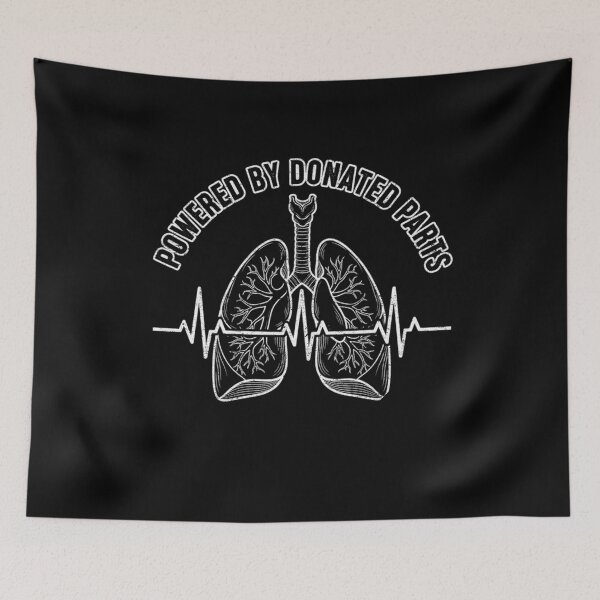 Item preview, Powered By Donated Parts Lung Transplant Awareness designed and sold by FreshVibe Prints.