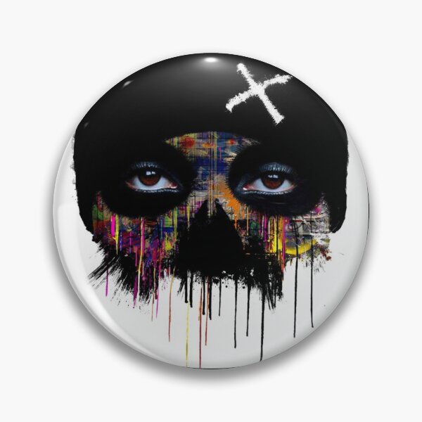 Item preview, GraffitX Chaos Oracle – Abstract Street Surreal Portrait Art designed and sold by Blackcanvas444.