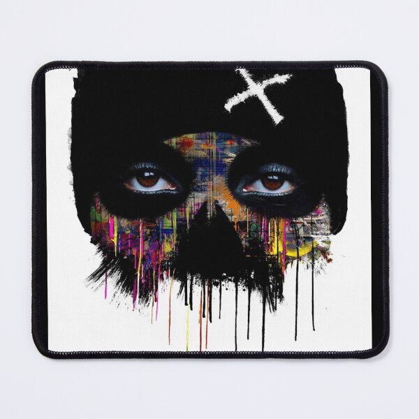 Item preview, GraffitX Chaos Oracle – Abstract Street Surreal Portrait Art designed and sold by Blackcanvas444.