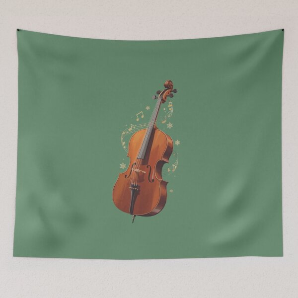 Artikelvorschau, Cello-Weihnachten entworfen und verkauft von Prints-by-Olaf.