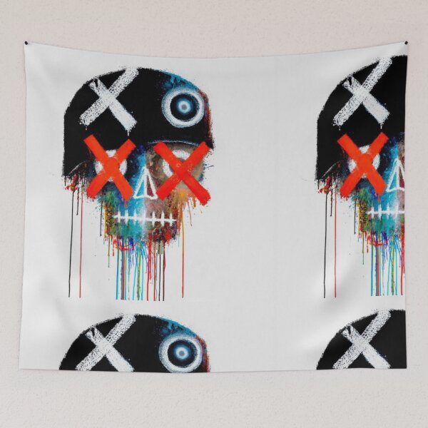 Item preview, GraffitX Chaos Oracle – Abstract Street Surreal Portrait Art designed and sold by Blackcanvas444.