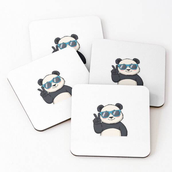 Item preview, Cool Panda sticker  – Funny Meme Panda with Sunglasses Sticker designed and sold by EdgeFlow.