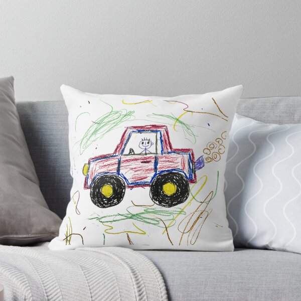 Item preview, Crayon Red Truck Adventure designed and sold by Kavya Art.
