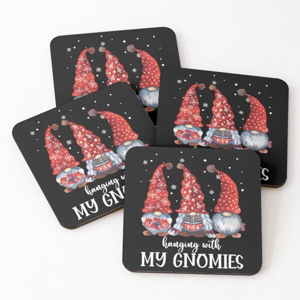 Item preview, With Funny Gnomies Holiday My Quote Happy Hangin Vintage designed and sold by Rackaam777Art.