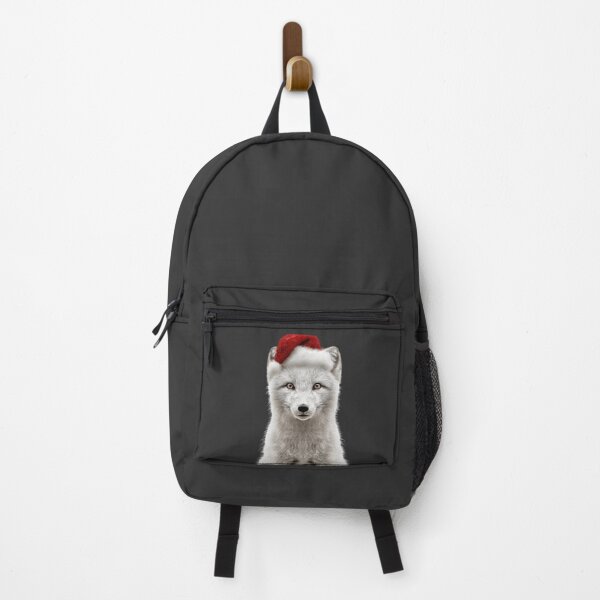 Item preview, Arctic Fox with Santa Hat – The Snowy Spirit of Christmas designed and sold by LazyOwlStore.