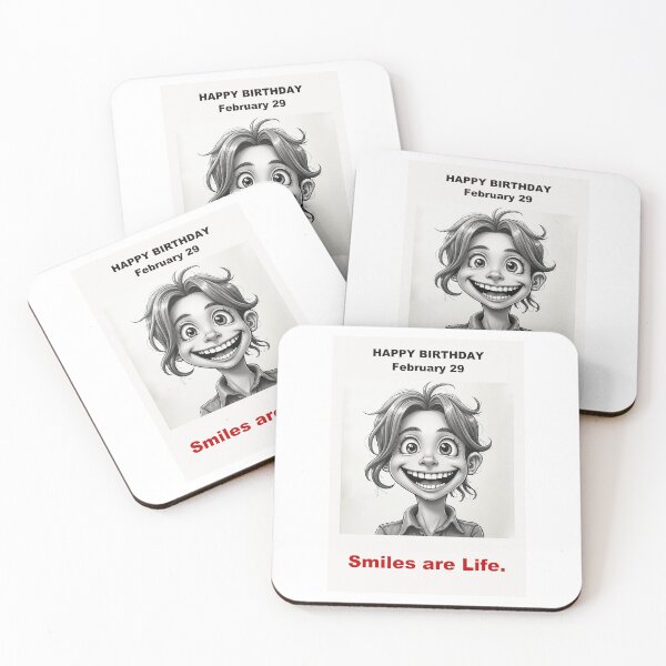 Item preview, Happy Birthday – February 29 • Smiles are Life  designed and sold by ariksworld.