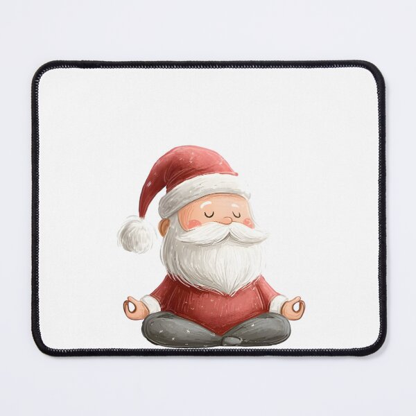 Item preview, Chill Santa Meditating in Holiday Zen Mode designed and sold by argenta75.