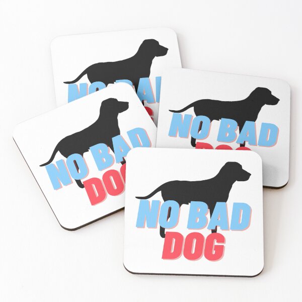 Item preview, No Bad Dog – Bold Silhouette Statement Design designed and sold by FratddArtworks.