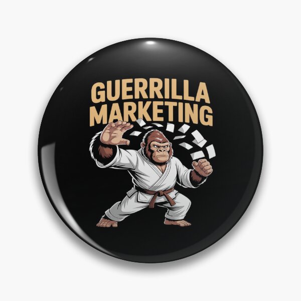 Item preview, Gorilla Karate Guerrilla Marketing Funny Graphic designed and sold by PeteHomenick.