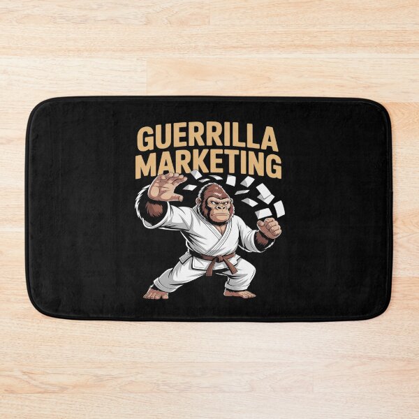 Item preview, Gorilla Karate Guerrilla Marketing Funny Graphic designed and sold by PeteHomenick.
