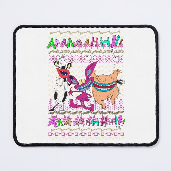 Item preview, Aaahh!!! Real Monsters Christmas Scary Fun Ugly Sweater designed and sold by ergm-anartin.