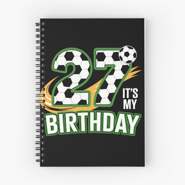 Artikelvorschau, 27. Geburtstag Fußball entworfen und verkauft von jkrphoto.
