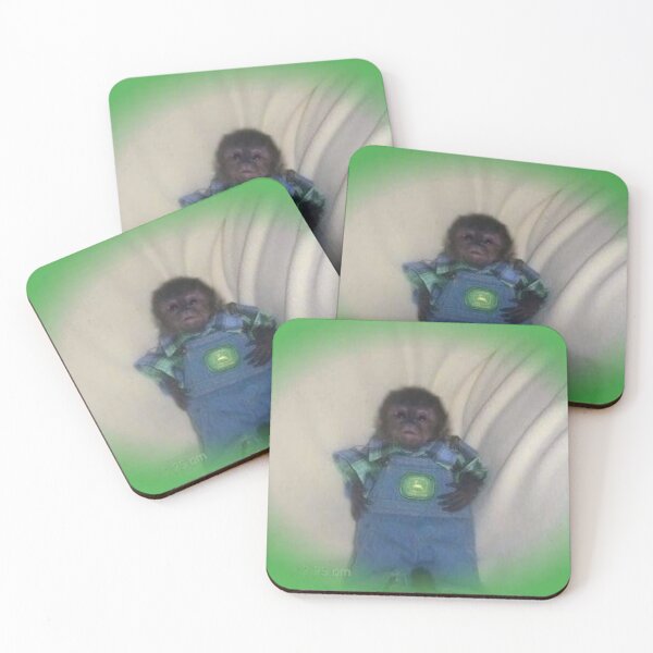Item preview, glowing green monkey designed and sold by monkey zone.