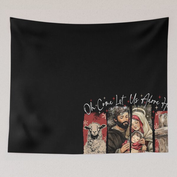 Item preview, us vintage adore him classic let retro funny merry o christmas come designed and sold by MelissaroBoxley.