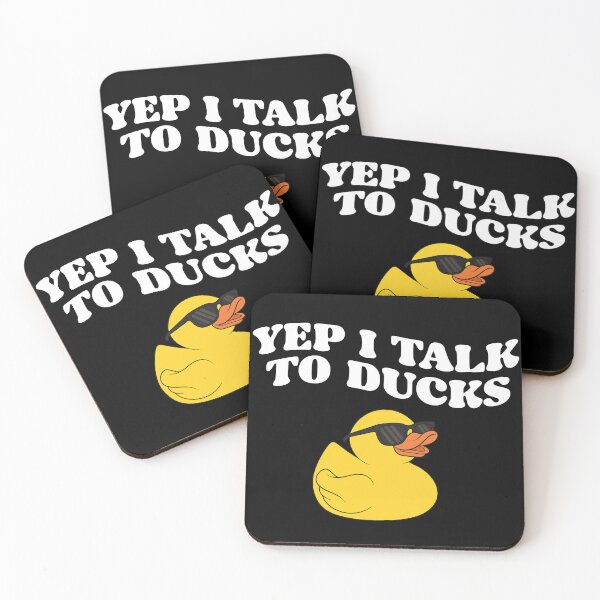 Item preview, Funny Duck Talker T-Shirt – Yep I Talk to Ducks designed and sold by LarryMBrown.