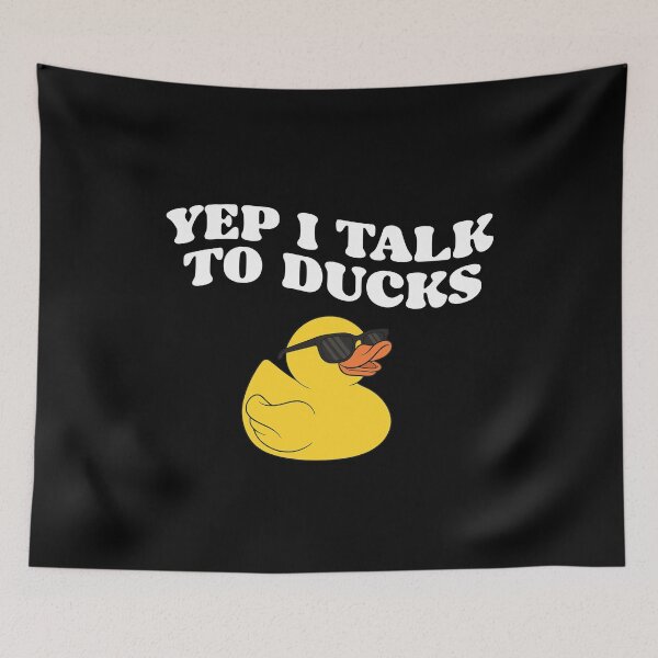 Item preview, Funny Duck Talker T-Shirt – Yep I Talk to Ducks designed and sold by LarryMBrown.
