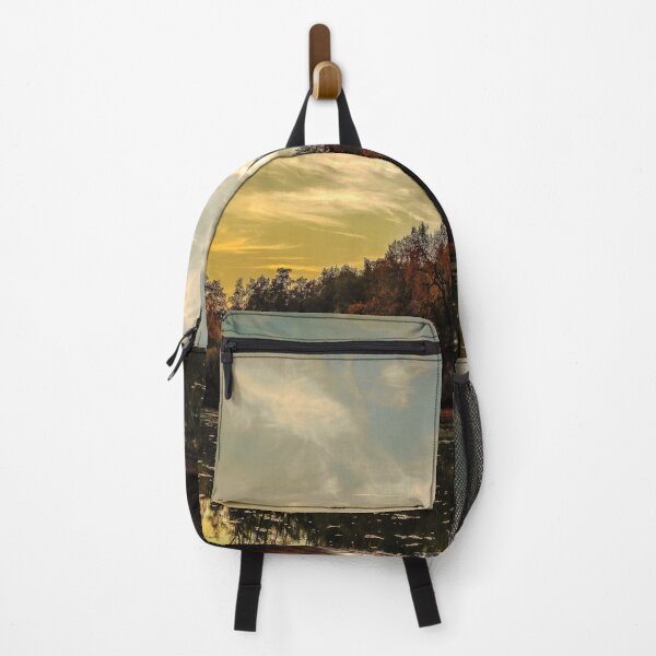 Item preview, Autumn Lake, Park Landscape, Fall Season Art designed and sold by pineappledizajn.