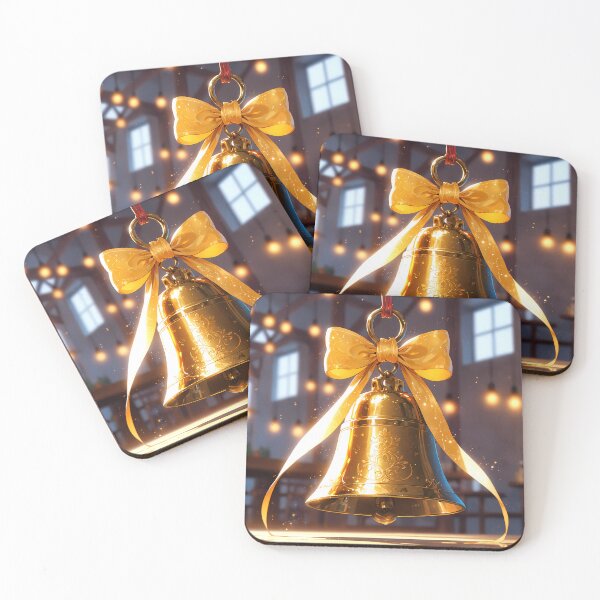 Artikelvorschau, Golden Christmas Bell entworfen und verkauft von HikariMoments.