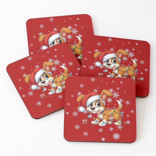 Item preview, Kids Cute Mischievous Christmas Puppy  designed and sold by LANCEWISEMEDIA.