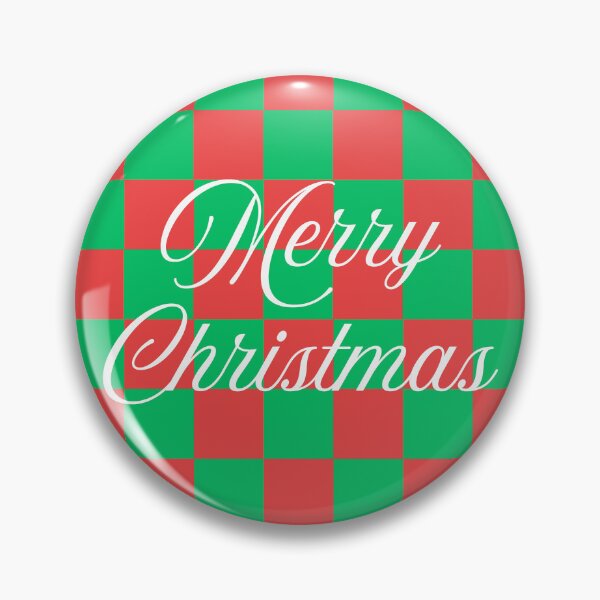 Item preview, Merry Christmas Red and Green Checker Pattern – Festive Holiday Design designed and sold by katerin17.