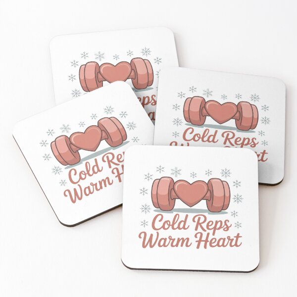 Item preview, Cold Reps Warm Heart Winter Gym Shirt – Cozy Fitness Motivation Tee designed and sold by WSPrintCrafter.